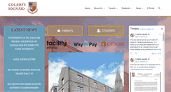 Desktop Screenshot of colaisteiognaid.ie
